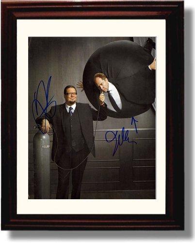 8x10 Framed Penn and Teller Autograph Promo Print Framed Print - Television FSP - Framed   