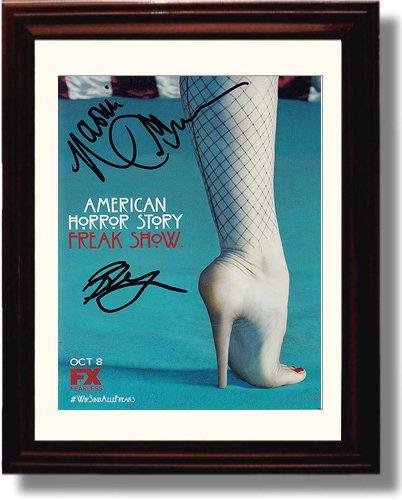 Unframed American Horror Story Autograph Promo Print - Cast Signed Unframed Print - Television FSP - Unframed   