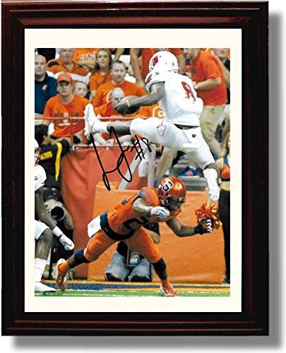 Unframed Lamar Jackson - Louisville Cardinals Autograph Promo Print Unframed Print - College Football FSP - Unframed   