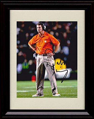 Framed 8x10 Coach Dabo Swinney Autograph Print - Clemson Tigers Framed Print - College Football FSP - Framed   