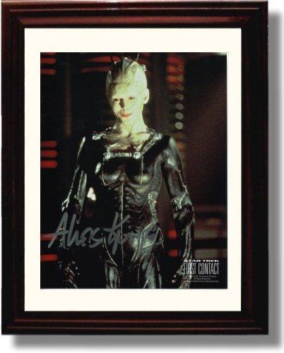 Unframed Alice Krige Autograph Promo Print - Star Trek First Contact Unframed Print - Movies FSP - Unframed   