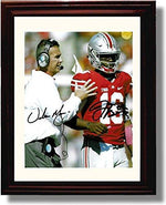 Framed 8x10 Ohio State - J.T. Barrett, Urban Meyer Autograph Promo Print Framed Print - College Football FSP - Framed   