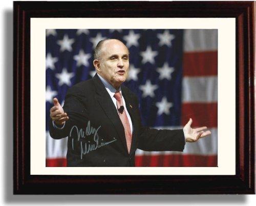 Unframed Rudy Giuliani Autograph Promo Print Unframed Print - History FSP - Unframed   