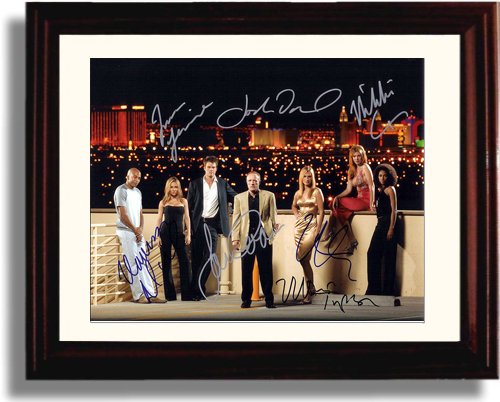 8x10 Framed Las Vegas Autograph Promo Print - Cast Signed Framed Print - Television FSP - Framed   