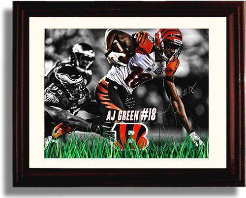 Unframed Cincinatti Bengals - AJ Green Autograph Promo Print Unframed Print - Pro Football FSP - Unframed   