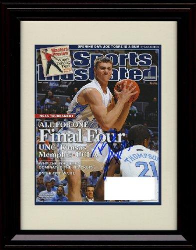 Unframed Tyler Hansbrough SI Autograph Promo Print - 4/7/2008 - Tarheels Final Four Unframed Print - College Basketball FSP - Unframed   