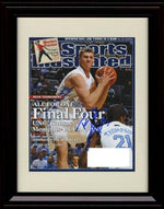 Unframed Tyler Hansbrough SI Autograph Promo Print - 4/7/2008 - Tarheels Final Four Unframed Print - College Basketball FSP - Unframed   