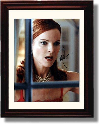 8x10 Framed Marcia Cross Autograph Promo Print - Another World Framed Print - Television FSP - Framed   