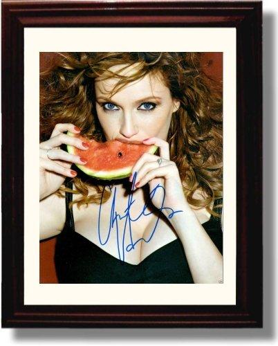 8x10 Framed Mad Men Autograph Promo Print - Christina Hendricks Framed Print - Television FSP - Framed   