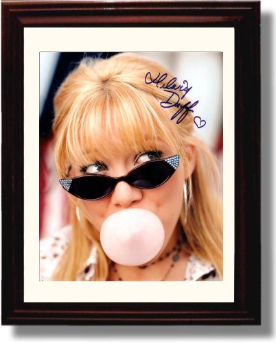 Unframed Hilary Duff Autograph Promo Print Unframed Print - Movies FSP - Unframed   