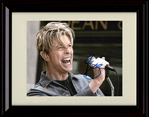 Unframed David Bowie Autograph Promo Print Unframed Print - Music FSP - Unframed   