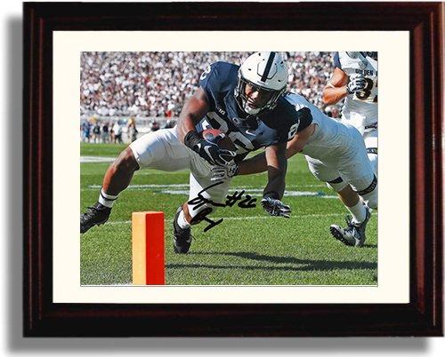 Framed 8x10 Penn State - Saquon Barkley "TD Dive" Framed 8x10 Autograph Promo Print Framed Print - College Football FSP - Framed   