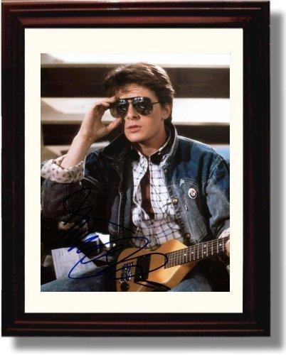 Unframed Family Ties Autograph Promo Print - Michael J Fox Unframed Print - Television FSP - Unframed   