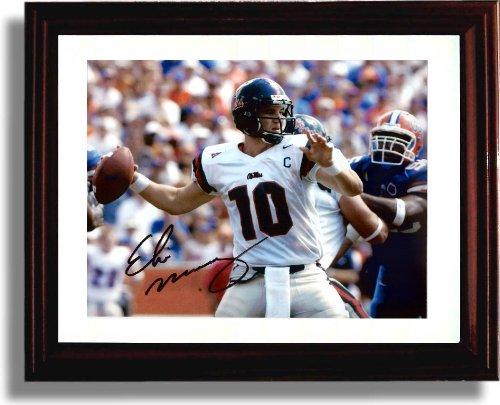 Framed 8x10 Eli Manning Ole Miss Autograph Promo Print Framed Print - College Football FSP - Framed   