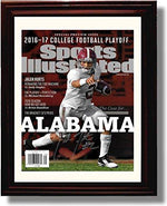 Framed 8x10 Jalen Hurts "The Case for Alabama" Crimson Tide SI Autograph Promo Print Framed Print - College Football FSP - Framed   