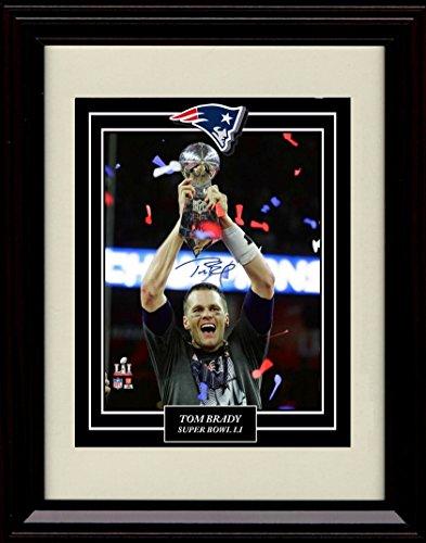 Unframed Tom Brady - New England Patriots Autograph Promo Print - Greatest Game Ever - The GOAT! Unframed Print - Pro Football FSP - Unframed   