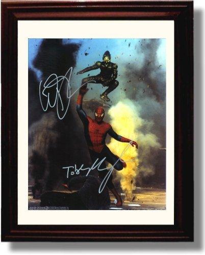 Unframed Willem Dafoe and Toby McGuire Autograph Promo Print - Spiderman Unframed Print - Movies FSP - Unframed   