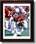 Framed 8x10 Earl Campbell Texas "HT '77" Autograph Promo Print Framed Print - College Football FSP - Framed   