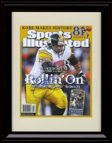 8x10 Framed Jerome Bettis - Pittsburgh Steelers SI Autograph Promo Print Framed Print - Pro Football FSP - Framed   