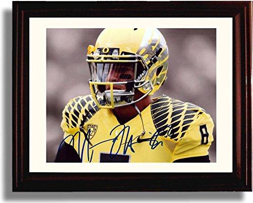 Framed 8x10 Oregon Ducks Marcus Mariota Autograph Promo Print Framed Print - College Football FSP - Framed   