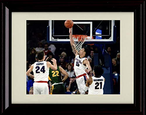 Unframed Brandon Clarke Autograph Promo Print - The Block - Gonzaga Unframed Print - College Basketball FSP - Unframed   