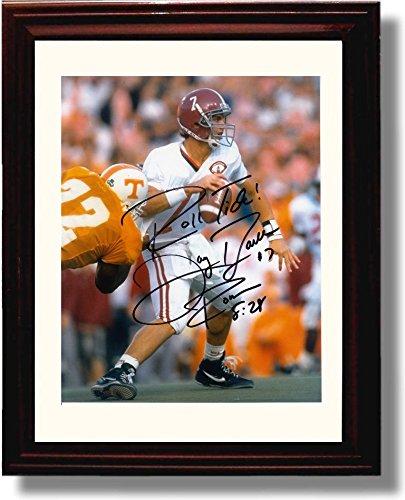 Unframed Alabama Football Jay Barker Autograph Promo Print Unframed Print - College Football FSP - Unframed   