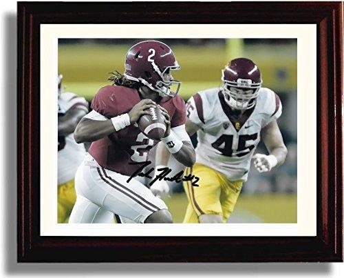 Unframed Jalen Hurts - Alabama Crimson Tide Autograph Promo Print Unframed Print - College Football FSP - Unframed   