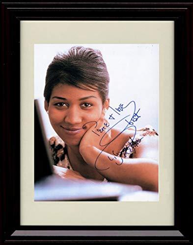 Unframed Aretha Franklin Autograph Promo Print - Young Photo - Queen Soul Unframed Print - Music FSP - Unframed   