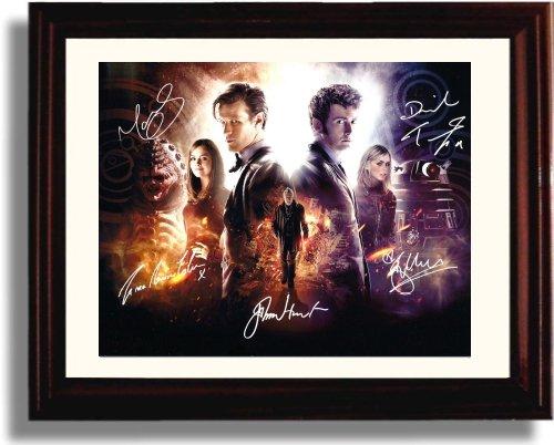 Unframed Dr Who Autograph Promo Print - Dr Who Cast Unframed Print - Television FSP - Unframed   