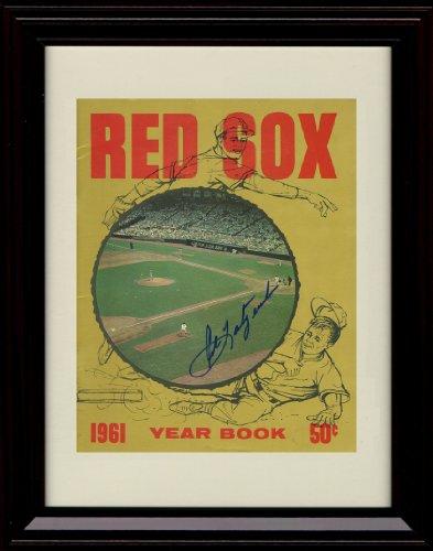 Unframed Carl Yastrzemski Autograph Replica Print - 1961 Program Unframed Print - Baseball FSP - Unframed   