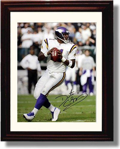 Unframed Daunte Culpepper - Minnesota Vikings Autograph Promo Print Unframed Print - Pro Football FSP - Unframed   