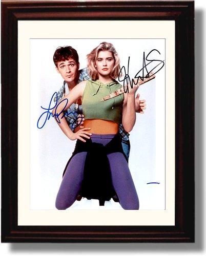 Unframed Luke Perry and Kristy Swanson Autograph Promo Print Unframed Print - Movies FSP - Unframed   