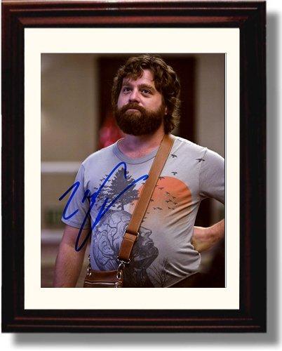 Unframed Zach Galifianakis Autograph Promo Print Unframed Print - Movies FSP - Unframed   