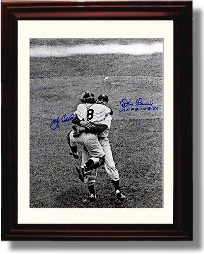 Unframed Yogi Berra and Don Larsen Autograph Replica Print Unframed Print - Baseball FSP - Unframed   