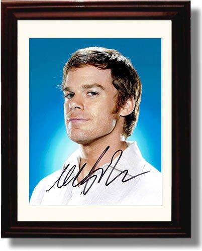 8x10 Framed Dexter - Michael C Hall Autograph Promo Print Framed Print - Television FSP - Framed   