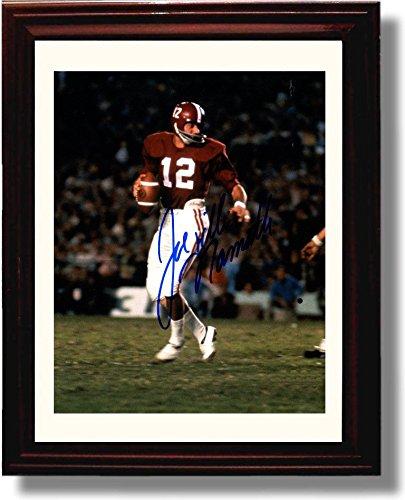 Unframed Alabama Football Joe Namath Autograph Photo Print Unframed Print - College Football FSP - Unframed   