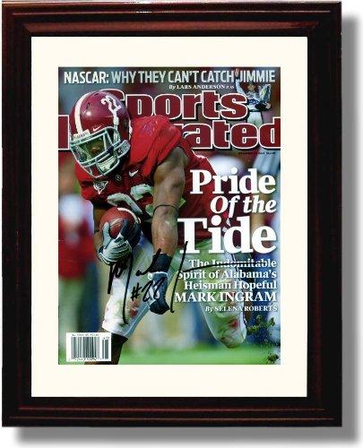 Unframed Alabama - Mark Ingram "Pride of the Tide" SI Autograph Promo Print Unframed Print - College Football FSP - Unframed   