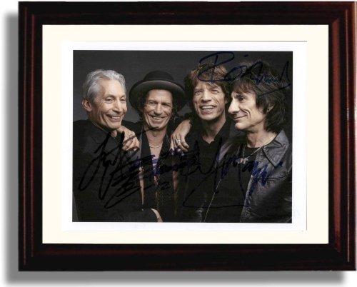 Unframed Rolling Stones Autograph Promo Print Unframed Print - Music FSP - Unframed   