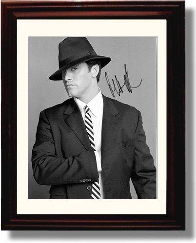 8x10 Framed Matt LeBlanc Autograph Promo Print - Portrait with Hat Framed Print - Television FSP - Framed   