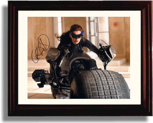 Unframed Anne Hathaway Autograph Promo Print - The Dark Knight Rises (Riding Cycle) Unframed Print - Movies FSP - Unframed   