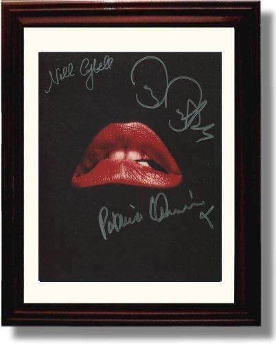 Unframed Barry Bostwick, Patricia Quinn, and Nell Campbell Autograph Promo Print - Rocky Horror Unframed Print - Movies FSP - Unframed   