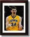 Framed 8x10 Adam Woodbury Iowa Hawkeyes Autograph Promo Print Framed Print - College Basketball FSP - Framed   