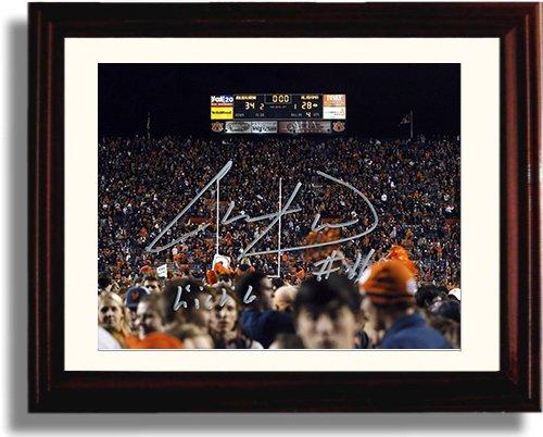 Framed 8x10 Chris Davis Autograph Promo Print - Auburn Tigers Framed Print - College Football FSP - Framed   