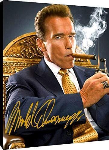 Metal Wall Art: Arnold Schwarzenegger Autograph Replica Print Metal - Movies FSP - Metal   