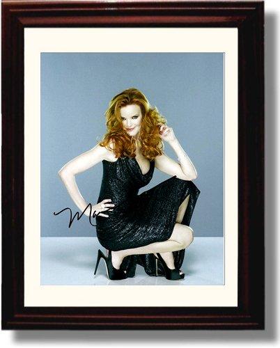 8x10 Framed Marcia Cross Autograph Promo Print - The Edge of the Night Framed Print - Television FSP - Framed   