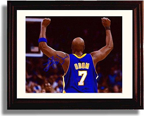 Unframed Lamar Odom "#7" Los Angeles Lakers Autograph Promo Print Unframed Print - Pro Basketball FSP - Unframed   