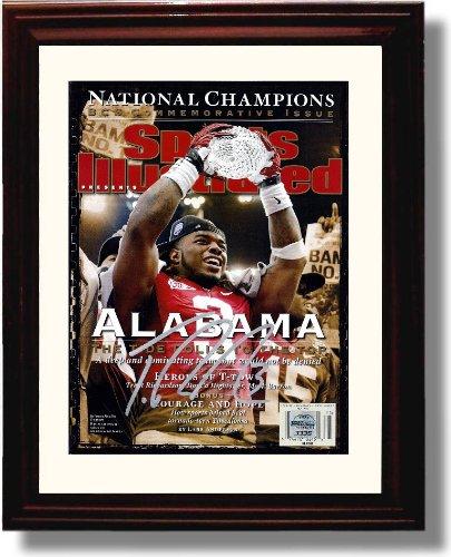 Framed 8x10 Alabama Football 2011 Commemorative SI Trent Richardson Autograph Photo Framed Print - College Football FSP - Framed   