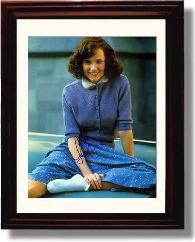 8x10 Framed Lea Thompson Autograph Promo Print Framed Print - Movies FSP - Framed   