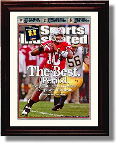 Framed 8x10 Ohio State "The Best....Period" Troy Smith SI Autograph Promo Print Framed Print - College Football FSP - Framed   