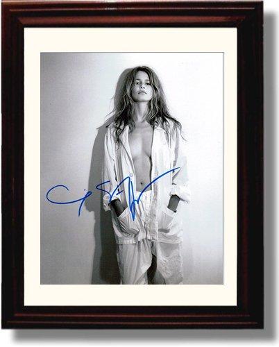 Unframed Claudia Schiffer Autograph Promo Print Unframed Print - Movies FSP - Unframed   